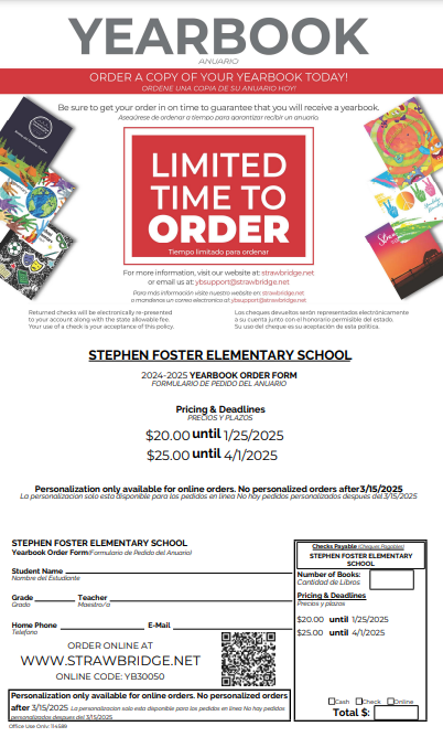 Yearbook Pre-Sales 